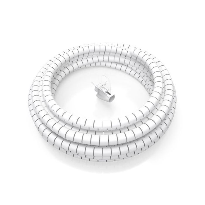 Aisens Organizador de Cable en Espiral 25mm - 2.0m - Color Blanco