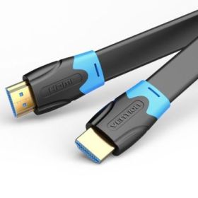 Vention Cable Plano HDMI Macho a HDMI Macho 2.0 4K - 1m - Color Negro