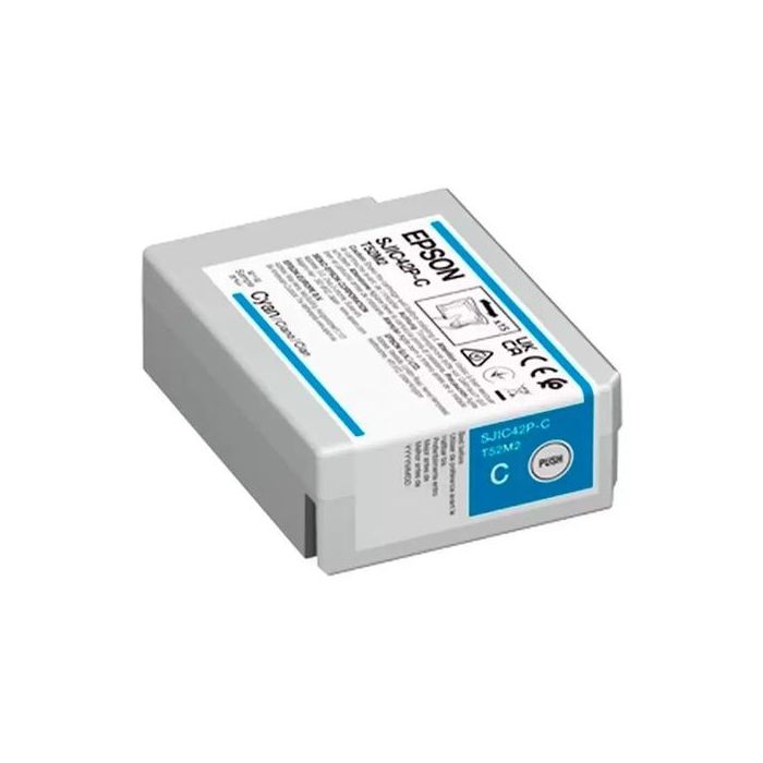 Epson SJIC42P-C Cyan Cartucho de Tinta Original - C13T52M240