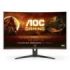 AOC G4 Monitor 31.5" Curvo 1500R LED VA FullHD 240Hz - FreeSync Premium - Respuesta 1ms - Angulo de Vision 178° - HDMI, DisplayPort, Audio - Montaje VESA 100x100