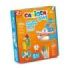 Carioca Coloring Puzzle Transports Baby 2+ Pack de Puzzle para Niños - 2 Medios de Transporte de 3 Piezas - 2 Transportes de Referencia - 8 Rotuladores Superlavables - Color Varios