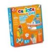 Carioca Coloring Puzzle Transports Baby 2+ Pack de Puzzle para Niños - 2 Medios de Transporte de 3 Piezas - 2 Transportes de Referencia - 8 Rotuladores Superlavables - Color Varios