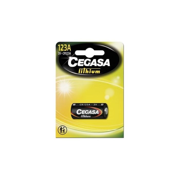 Cegasa Lithium CR123A Pack de 1 Pila 123A 3V