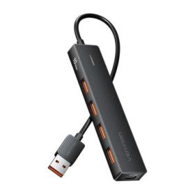 Vention HUB 5 en 1 USB-A 3.2 Gen2 a 4xUSB 3.2 Gen2/USB-C 10G - 0.15m - Color Negro