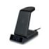 Thomson CL750IS Estacion de Carga por Induccion 4 en 1 - Reloj Despertador y Luz Nocturna - Compatible con Android -  Color Negro