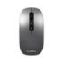 Coolbox W02 Raton Inalambrico - Bluetooth y RF 2.4GHz - Super Ligero - Boton Acceso Copilot - Recargable Por USB-C - DPI Ajustable - Sensor Optico - Color Gris