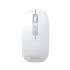 Coolbox W02 Raton Inalambrico - Bluetooth y RF 2.4GHz - Super Ligero - Boton Acceso Copilot - Recargable Por USB-C - DPI Ajustable - Sensor Optico - Color Blanco