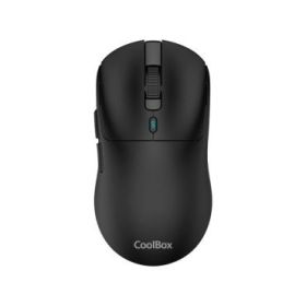 Coolbox W03 Raton Gaming Inalambrico 10000dpi - 7 Botones - Sensor Pixart 3325 - Color Negro