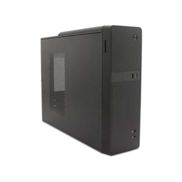 CoolBox T310 Slim Caja Torre Micro ATX, Mini ITX - Tamaño HDD 2.5", 3.5" - USB-2.0, USB 3.0, USB-C - Fuente de Alimentacion 500W - Color Negro