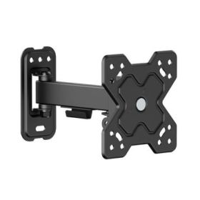 Cromad Soporte de Pared con Brazo Articulado para TV de 13"-32" - Giratorio, Inclinable y Extensible - Peso Max 20Kg - VESA 100x100