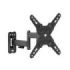 Cromad Soporte de Pared con Brazo Articulado para TV de 13"-43" - Giratorio, Inclinable y Doble Extension - Peso Max 20Kg - VESA 200x200