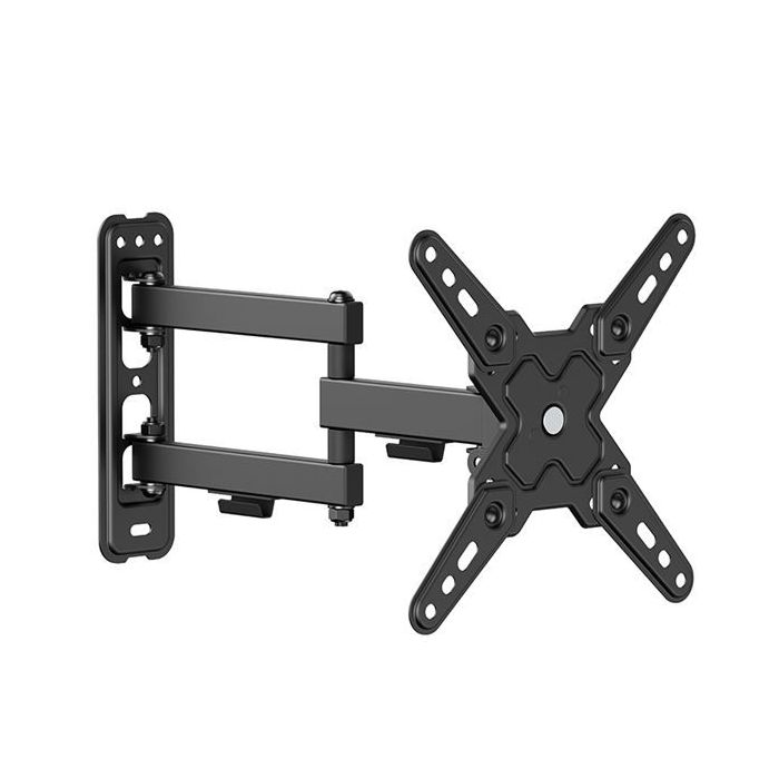 Cromad Soporte de Pared con Brazo Articulado para TV de 13"-43" - Giratorio, Inclinable y Doble Extension - Peso Max 20Kg - VESA 200x200
