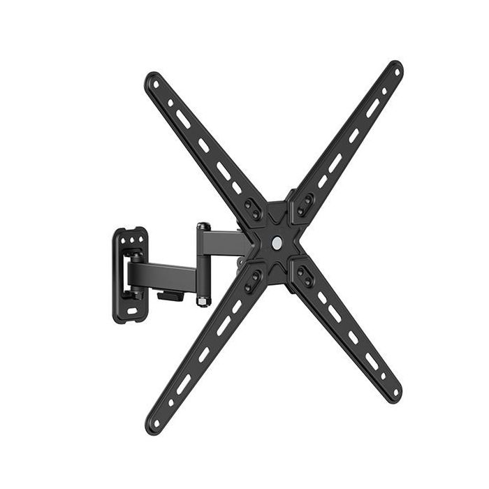 Cromad Soporte de Pared con Brazo Articulado para TV de 13"-55" - Giratorio, Inclinable y Doble Extension - Peso Max 25Kg - VESA 400x400