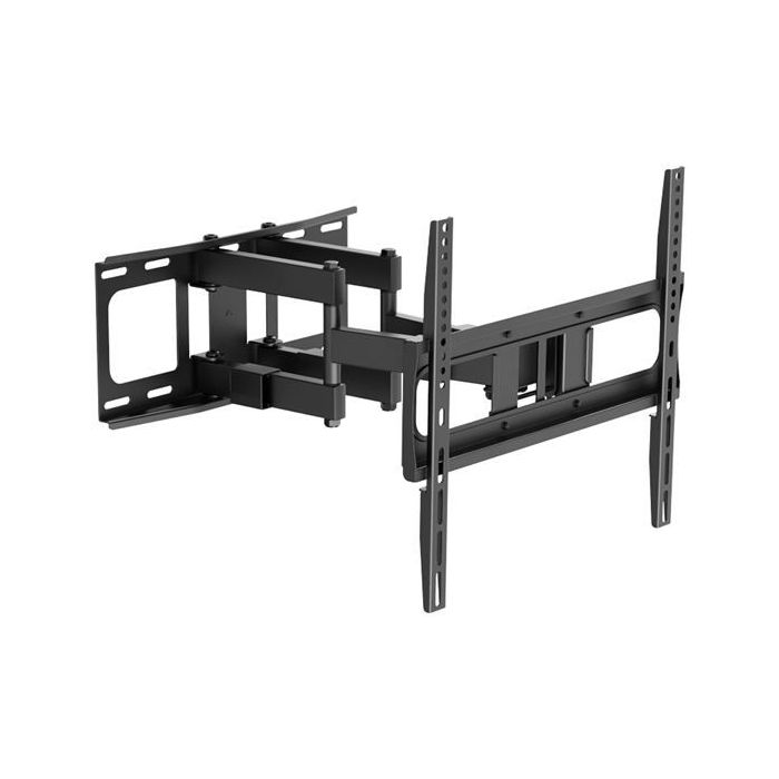 Cromad Soporte de Pared con Doble Brazo Articulado para TV de 32"-75" - Giratorio, Inclinable y Extensible - Peso Max 60Kg - VESA 400x400mm