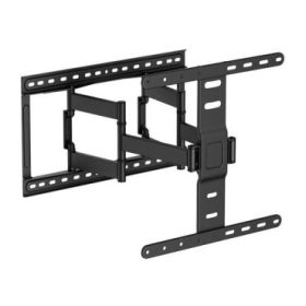 Cromad Soporte de Pared con Doble Brazo Articulado para TV de 37"-75" - Giratorio, Inclinable y Extensible - Peso Max 60Kg - VESA 400x400mm