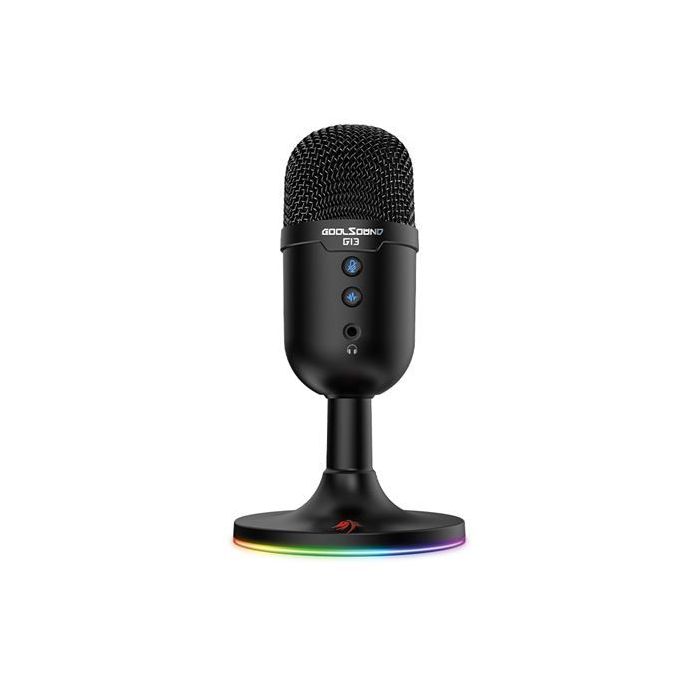 Coolsound Microfono Gaming G13 - Iluminacion RGB - USB - Cancelacion de ruido