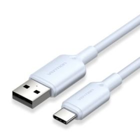 Vention Cable USB-C a USB-A 3A 60W - 1m - Trenzado - Color Azul