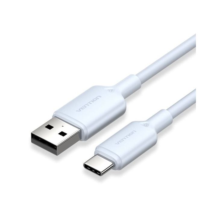 Vention Cable USB-C a USB-A 3A 60W - 1m - Trenzado - Color Azul