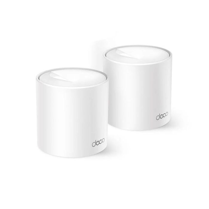 TP-Link Deco X10 Sistema WiFi Mesh AI de 2 Unidades WiFi 6 AX1500 Dual Band - Velocidad hasta 1500Mbps - 2 Puertos RJ-45