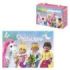 Dohe Playmobil Puzzle para Niños de 48 Piezas - Tematica Princesas - Doble Capa de Carton - Capa Intermedia de Contrachapado - Estimula Imaginacion y Razonamiento - Atractivos Colores y Dibujos