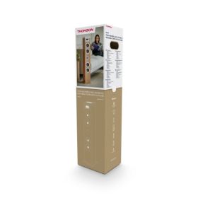 Thomson DS121CD Torre de Sonido- Potencia Musical 60W - Color Madera/Blanco