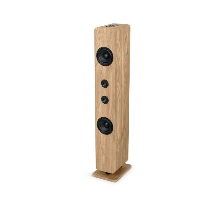 Thomson DS702 Torre de Sonido Luminosa Bluetooth- Potencia Musical 120W -  Color Madera