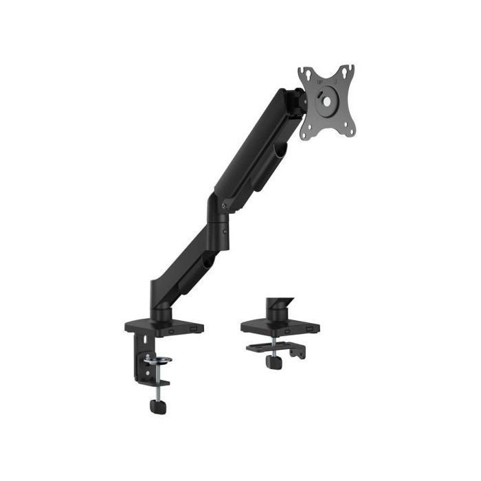 Aisens Soporte de Mesa ECO Contrapeso Giratorio e Inclinable para Monitor/TV 9kg (3 Pivotes - 1 Brazo) de 17-32 - Color Negro