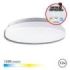 Elbat Aplique LED Techo Redondo 12W - 1200Lm - Selector 3 Temperaturas - Color Blanco