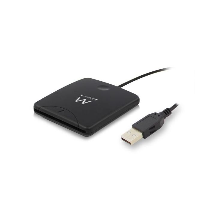 Ewent Lector de DNIe USB - Tarjetas Inteligentes - Color Negro