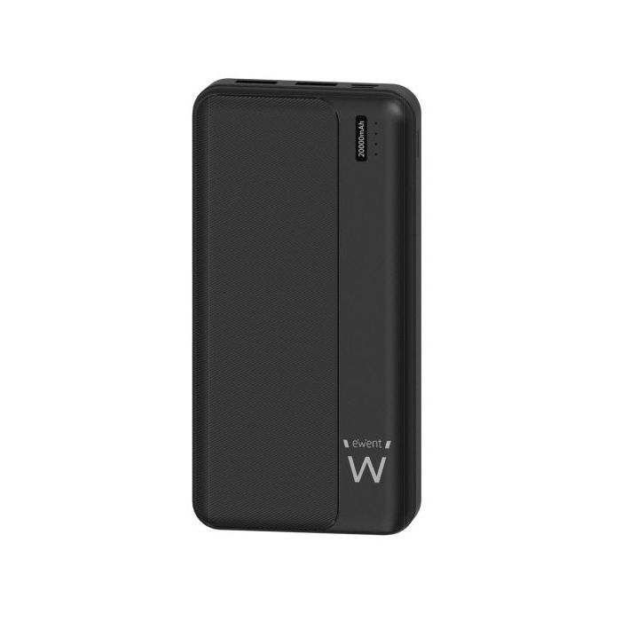 Ewent EW1163 Powerbank 20000mAH 22.5W PD - USB-A, USB-C - Color Negro