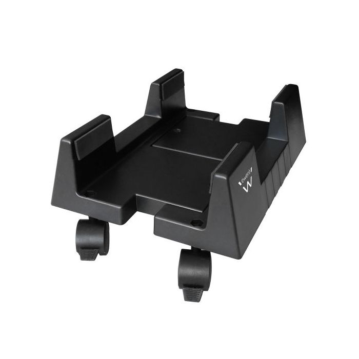 Ewent EW1290 Soporte con Ruedas Regulable para Ordenador - Entre 15.5 y 25.5 cm - Max 8 Kg - Color Negro