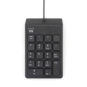 Ewent Teclado Numerico - Cable USB-A de 1.35m - Color Negro