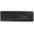 Ewent Teclado con Cable - Diseño Slim - Cable USB-A de 1.35m - Color Negro