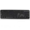 Ewent Teclado con Cable - Diseño Slim - Cable USB-A de 1.35m - Color Negro
