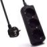 Ewent Regleta de Energia 3 Enchufes - 16A Enchufe Schuko - Color Negro
