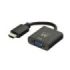 Ewent EW9864 Convertidor HDMI a VGA con Audio - Resolucion Maxima 1920 x 1200 -Color Negro