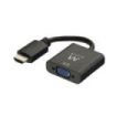 Ewent EW9864 Convertidor HDMI a VGA con Audio - Resolucion Maxima 1920 x 1200 -Color Negro