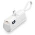 Vention PowerBank 4800mAh - USB-C - Carga Rapida 22.5W - Conector Plegable - Color Blanco