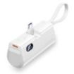 Vention PowerBank 4800mAh - USB-C - Carga Rapida 22.5W - Conector Plegable - Color Blanco