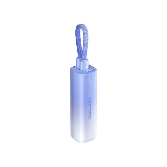 Vention PowerBank 5000mAh - USB-C, Lightning - Carga Rapida 20W - Color Azul
