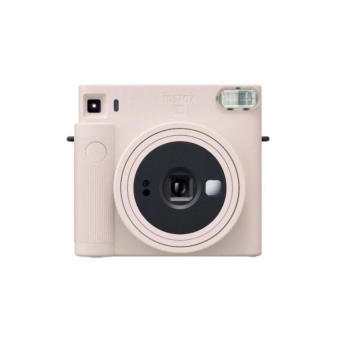 Fujifilm Instax Square SQ1 Camara Instantanea - Tamaño de Imagen 62×62mm  - Exposicion Automatica - Color Blanco Tiza