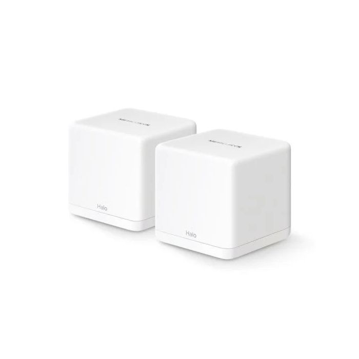 Mercusys H60X Sistema Wi-Fi 6 Mesh AX1500 Doble Banda - 2 Unidades Halo - Cobertura hasta 350 m² - Color Blanco