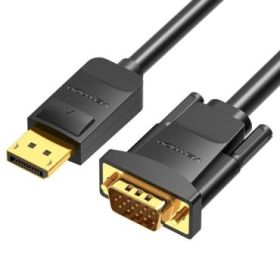 Vention Cable DisplayPort Macho a VGA Macho - 3m - Color Negro