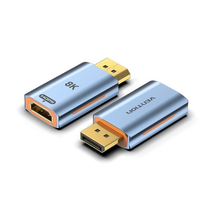 Vention Adaptador Displayport 1.4 8K Macho a HDMI 2.1 8K Hembra - Color Azul