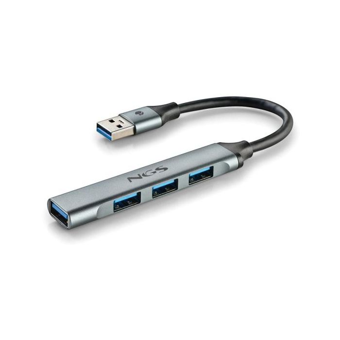 NGS IHUB4 Micro Hub USB 3.0 - 1 Puertos USB 3.2 - 3 Puertos USB 2.0