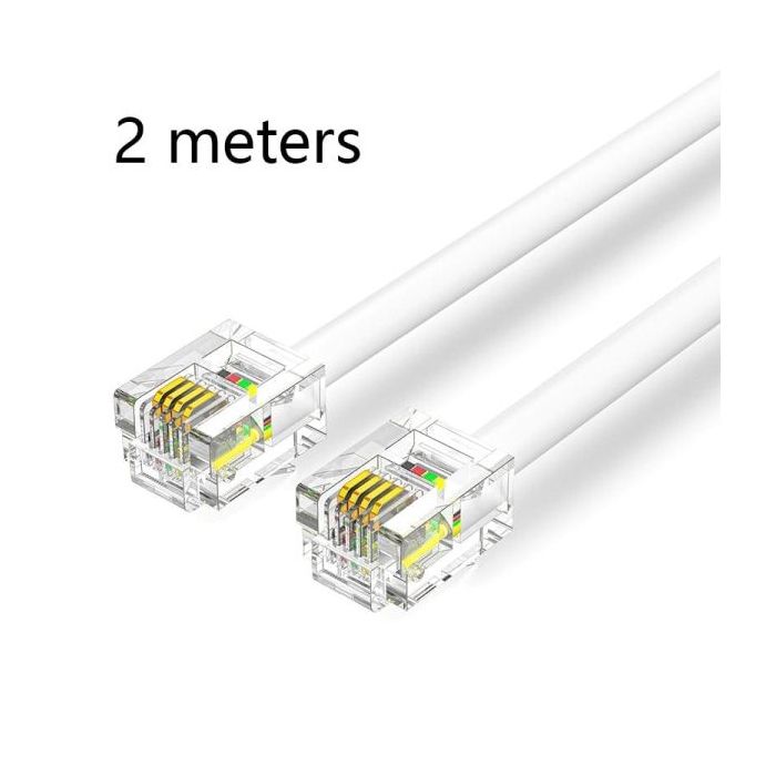 Vention Cable de Telefono RJ11 - 2m - Color Blanco
