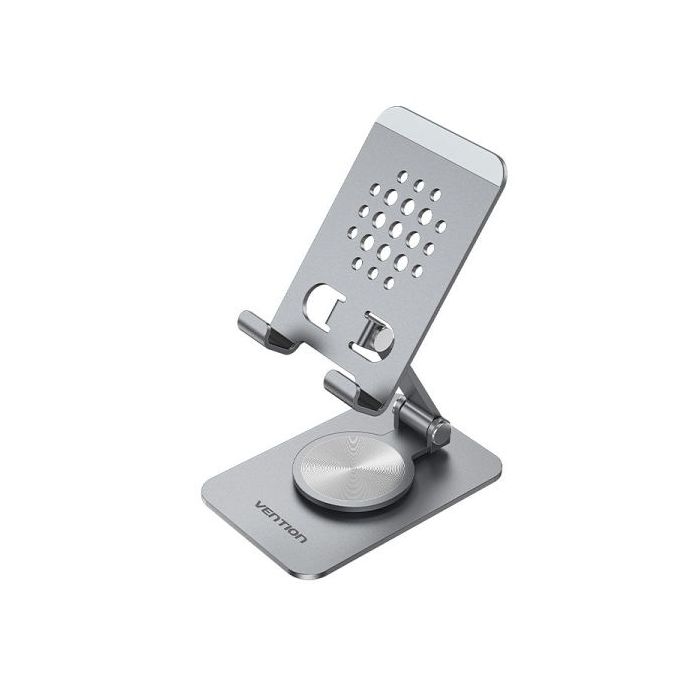 Vention Soporte para Smartphone/Tablet - 360º - Color Plata