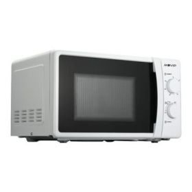 Muvip Microondas - Capacidad 20L - Potencia 700W - 6 Niveles de Potencia - Temporizador 30min - Descongelacion - Color Blanco