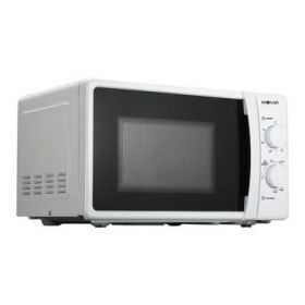Muvip Microondas - Capacidad 20L - Potencia 700W - Grill 800W - 5 Niveles de Potencia - Temporizador 30min - Descongelacion - Color Blanco