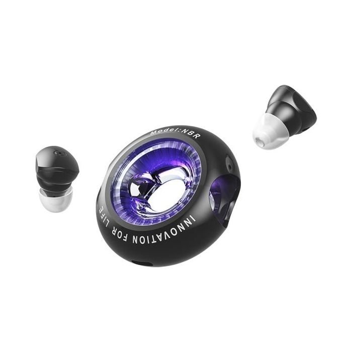 Vention Tiny T17 Auriculares Bluetooth 5.3 con Estuche de Carga - True Wireless - 6h Autonomia - LED - Color Negro